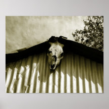 Arizona-Kuh-Schädel Plakate