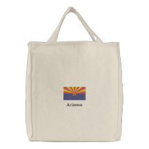 Arizona-Staats-Flagge Bestickte Einkaufstasche