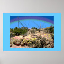 Arizona-Wüsten-Szene Posterdruck