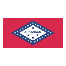 Arkansas-Staats-Flagge Bild Karte