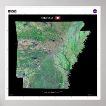 Arkansas vom Raum-Plakat