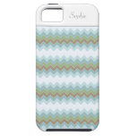 Arktis färbt Zickzack Zickzack iPhone 5 Vibe iPhone 5 Case