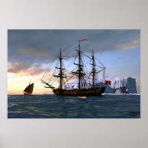 arktisches Segeln Plakatdrucke