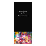 ARLECCHINO UND COLOMBINA /Venetian Karneval Personalisierte Ankündigungskarte
