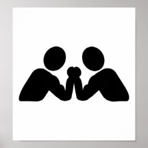Arm-Wrestling Plakate