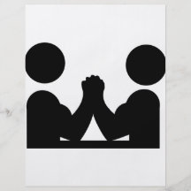 Arm-Wrestlingikone Flyer