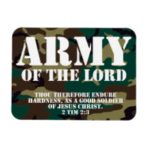 Armee des Lords, Bibelscripture-Camouflage Flexible Magnete