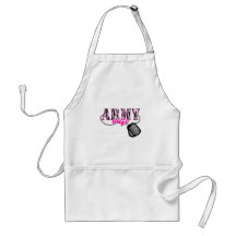 Armee-Ehefrau Schürze