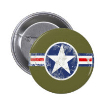 Armee-Luft-Korps Vintag Anstecknadelbuttons