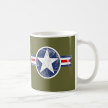 Armee-Luft-Korps Vintag Kaffee Tasse