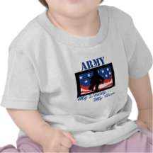 Armee mein Vati mein Held Tshirts