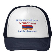 Armenian errichtet Charakter Trucker Mütze