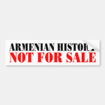 Armenische Geschichte: Nicht für Verkauf Auto Aufkleber