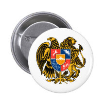 Armenisches Wappen Anstecknadelbutton