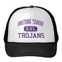 Armstrong-Gemeinde - Trojan - hoch - Armstrong Baseballkappe
