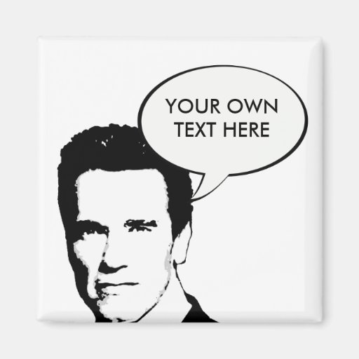 Arnold Schwarzenegger 2012 Kühlschrankmagnete