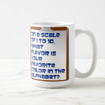 Aroma des Alphabet-Bechers Tasse