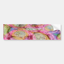 Art101 ROSA Graffiti - exotische Muscheln Autoaufkleber