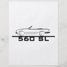 Art 107 Mercedess 560 SL Individuelle Flyer