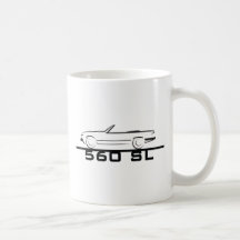 Art 107 Mercedess 560 SL Kaffee Haferl