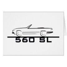 Art 107 Mercedess 560 SL Karten