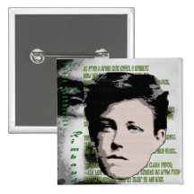 Arthur Rimbaud Anstecknadelbutton