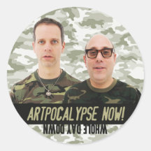 "ARTPOCALYPSE JETZT!" AUFKLEBER