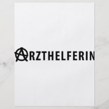 Arzthelferin Ikone Flyerdesign