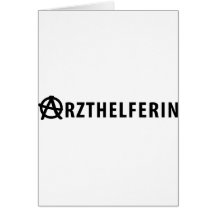 Arzthelferin Ikone Grußkarten