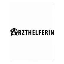 Arzthelferin Ikone Postkarte