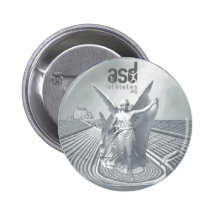 ASD Athletenlogo Platin-Knopf Buttons