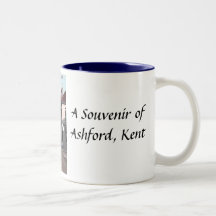 Ashford, Kent, Andenken-Becher Tee Tassen