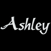 Ashley Name mit englischer Bedeutung bestickte hemden