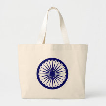 Ashokas Dharma Chakra Einkaufstaschen