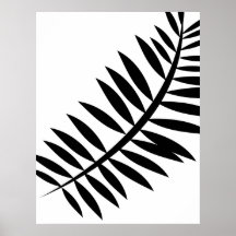 Asiatisches abstraktes Blatt 4 Posterdrucke