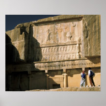 Asien, der Iran, Persepolis.Tomb von Darius das gr Posterdrucke