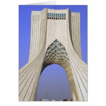 Asien, der Iran, Teheran. Freiheits-Monument in Az Grußkarten