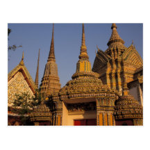 Asien, Thailand, Bangkok, Wat PO, Stadt am älteste Postkarte