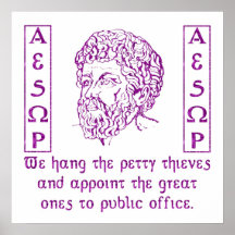 Äsop Plakat