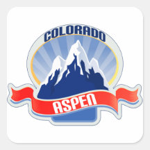 Aspen, Colorado Quadratsticker