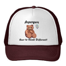 Aspergers denkender Bär Retrokultmütze
