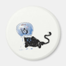 Astronaut kitteh magnete