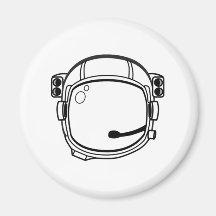 Astronauten-Raum-Sturzhelm Magnets
