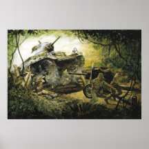 At a Roadblock on the Road to Bataan Don Millsap Print