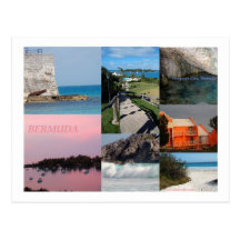 Atemberaubende Bermuda-Foto-Collage durch Celeste  Postkarten