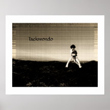 Atemberaubendes Taekwondo-Plakat