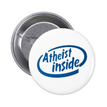 Atheist nach innen anstecknadelbutton