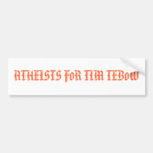 Atheisten für Tim Autoaufkleber
