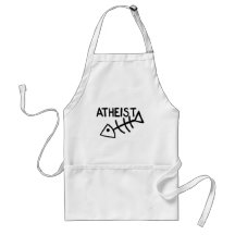 Atheistische Fische Schürzen