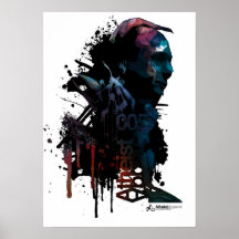 Atheistische Helder Christopher Hitchens Plakat
